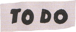 Scanned DIY To Do Sticker 